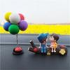 Anime Couples Action Figure Car Decoration Cartoon Couples Model Car Ornament Dashboard Figurine