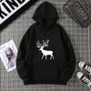 Warm Fleece Sweatshirt Nine-Color Deer Series Unisex Printed Sweatshirt Fleece Autumn And Winter Inner And Outer Wear