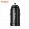 Mcdodo Fast Car Charger For Phone Usb-C Led + Usb-C Cable 1M