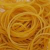 150Pcs Elasticity Fasteners Rubber Bands Yellow Elastic Stretchable Bands  Packaging Goods