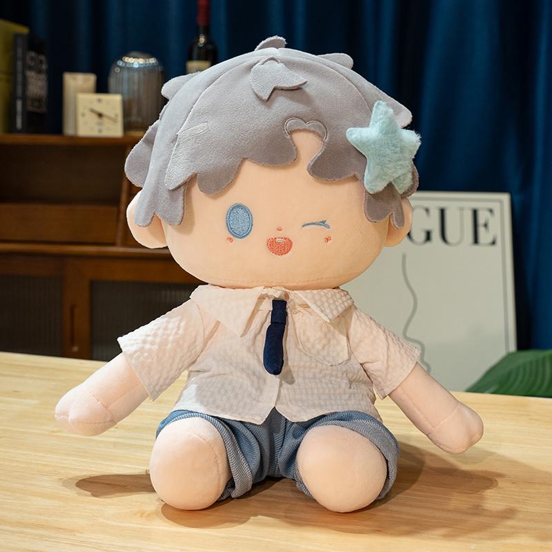 Love and Deepspace Cartoon Plush Toy Cute Rafayel Xavier Stuffed Anime Appease Sleeping Doll Gifts Girl