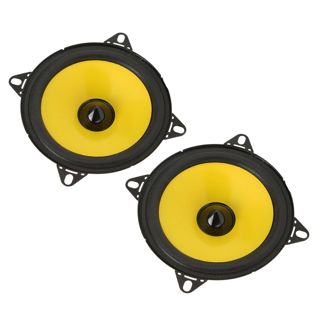 2Pcs Car Loudspeaker Coaxial Speaker Full Range 4in 300W for Audio System Modification