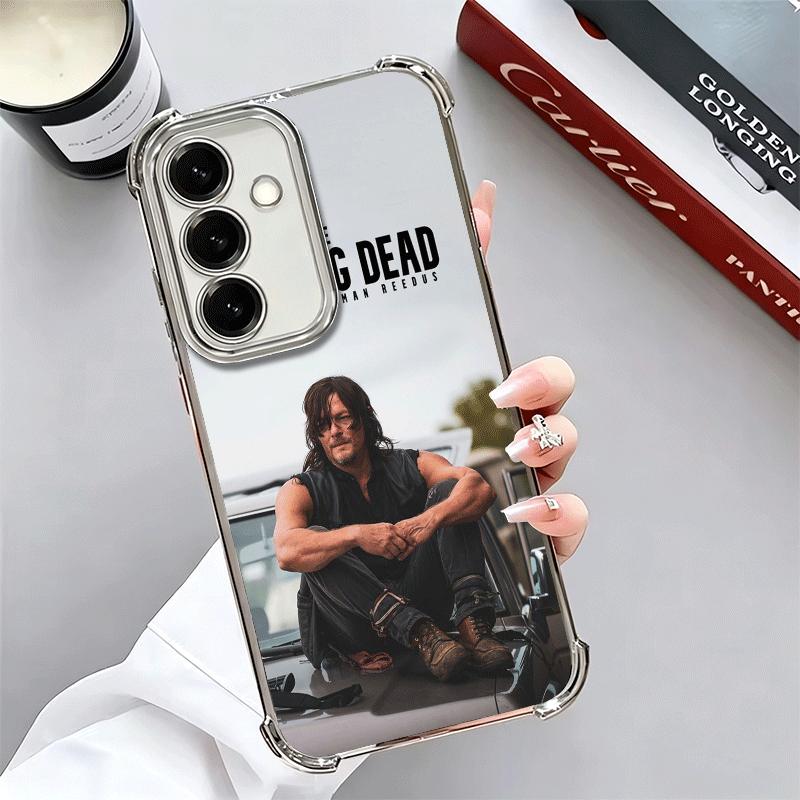 

The Walking Dead Daryl Dixon Plating Phone Case For Samsung A17 A07 A37 A57 A16 A56 A15 A55 A14 A54 A13 A53 A26 A36 A25 A35 A24 Samsung A53
