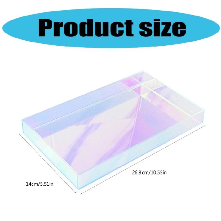 Elegancki Stojak Efektywna Kolorowa Taca do Organizacji Niezbędnych Rzeczy w Garderobie lub do Prezentacji Deserów