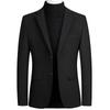 Outono casual blazer moda masculina ternos de lã jaquetas masculinas plus size