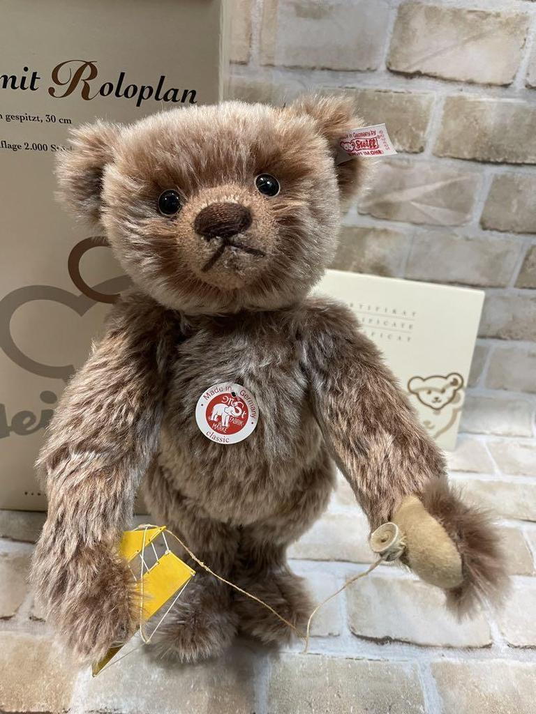 [USED] Steiff Teddy Bear with Roroplan Limited To 2000 Pieces Worldwide