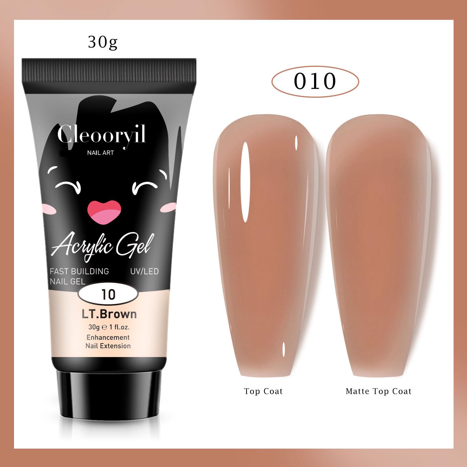 

УФ Твердий Гель для Нарощування Нігтів, 15мл - Швидкий Кристалічний Гель для Швидкого Нанесення