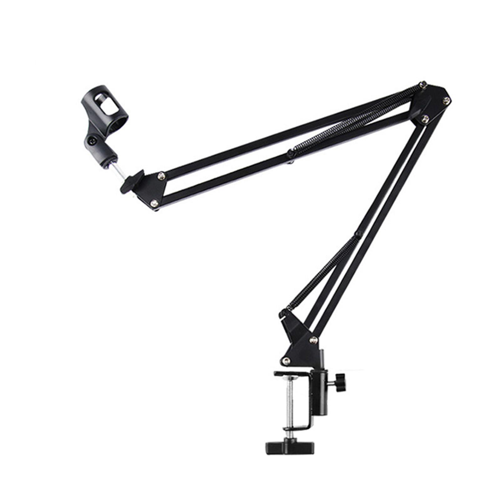Cosyhome Microphone Arm Stand Adjustable Suspension Boom Scissor Mic Stand Microphone Desk Mount Stand With Mic Clip