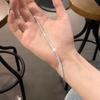 Korean Double-Layer Zircon Bow Bracelet: Chic Luxury Jewelry for Women
