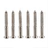 12pack Anti Rusts Guitar Bridge Screw Stainless Steel Guitar String Lock Screws for Quick Installation