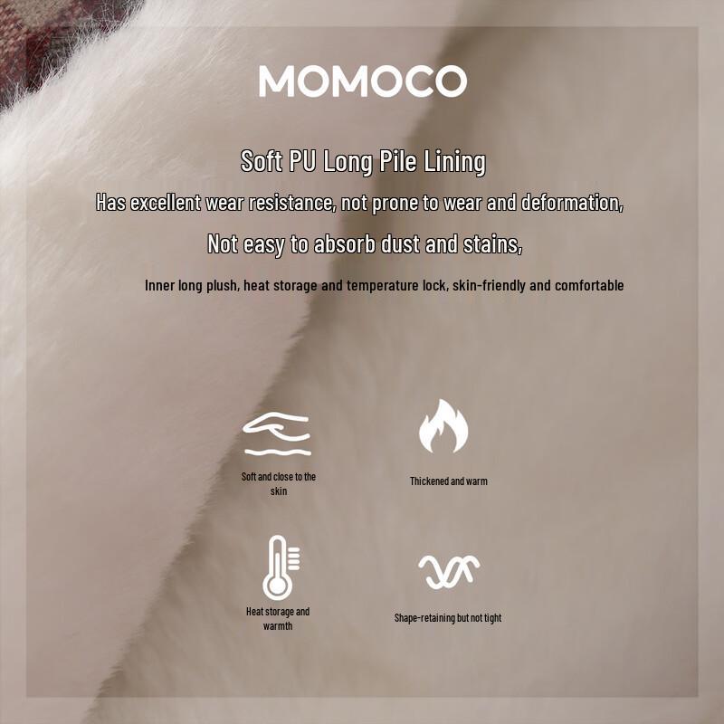 MOMOCO Boys' Fleece Lined Faux Leather Jacket