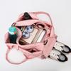 1PC short trip bag, women's yoga fitness bag, women's splash-proof independent shoe compartment shoulder bag, swimming training bag.