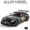 Simulation 1:24 Benz AMG-GT Super Car Model with Sound and Light Collection Diecast Miniature Voiture Home Decor Boy Car Toy