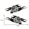 2x Car Body Side Door Stickers Army Military Star Style Decals For Jeep Wrangler