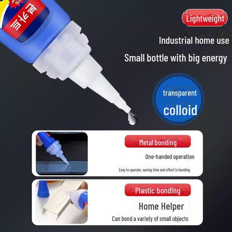Universal 401 Strong Waterproof Quick-Dry Repair Glue for Wood, Plastic, Glass, Metal - 20g