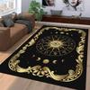 Mysterious Gold Eye Zodiac Rug Suitable for use as an anti-slip game mat for living room and bedroom sofas