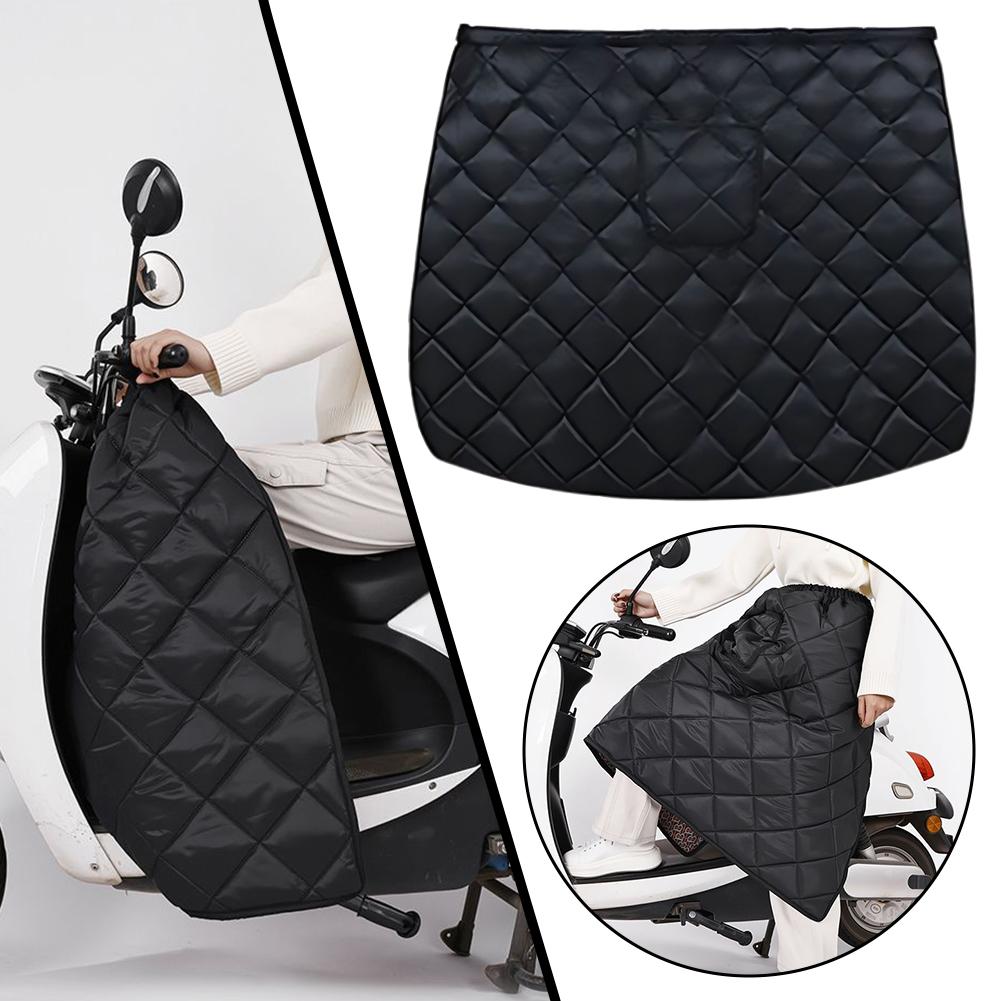 Motorcycle Windshield Leg Apron Cover Knee Blanket Winter Thickened Waterproof Windproof Men Women Universal Scooter Bicycles