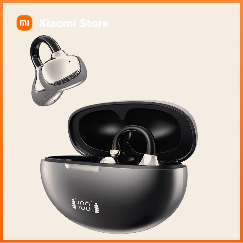 Xiaomi Portable Invisible Clip-On Bluetooth Headphones Pain-Free Wear Powerful Noise Cancelling Long-Lasting Battery Built-in Mic