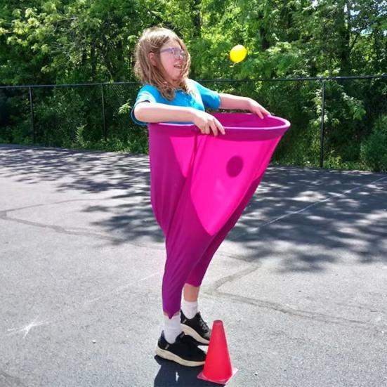 Granny Pants Yard Game Sets for Adults Ball Catch Toy with Bouncy Balls And Marker Cones Giant Outdoor Games