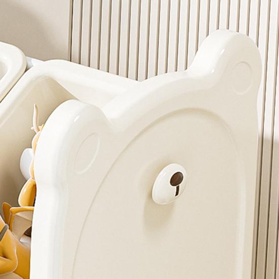 Toy Storage Organizer Toy Storage Boxes with Multi-Box Shelf Nursery Storage Bins And Bookshelf with Hook for Kids Bedroom Playroom