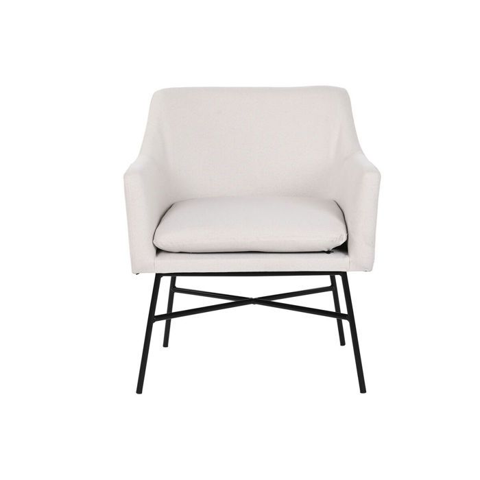 Fauteuil en métal - DKD HOME DECOR - Beige - Chic - Moderne - Adulte