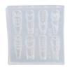 Food Grade Silicone Nail Art Mold With Carved Floral Design For Resin Crafts Easy Demolding DIY Accessories