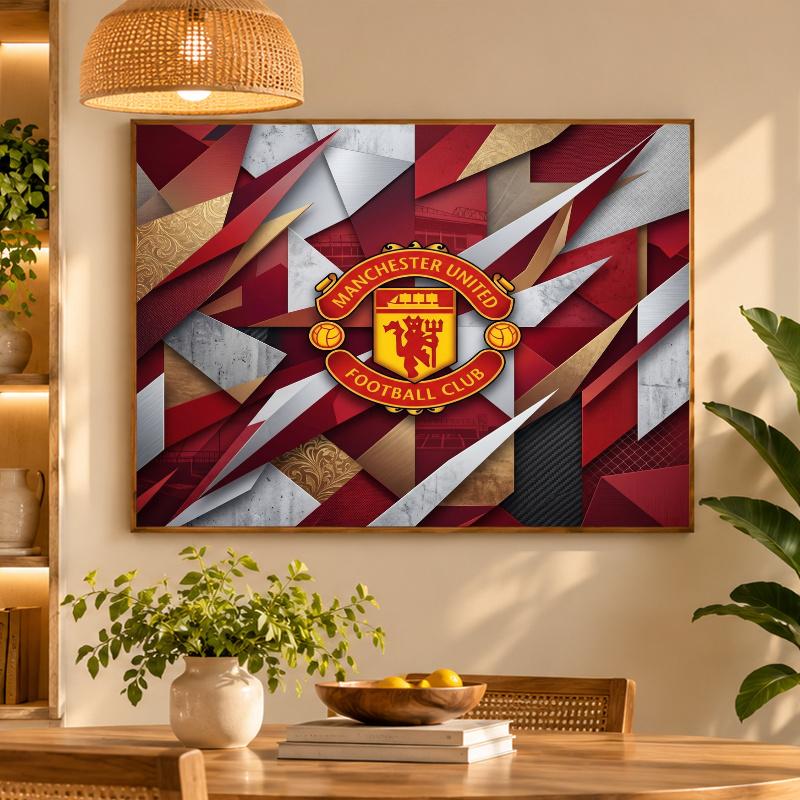 5D Diamond Painting Manchester United DIY Full Drill Diamond Art Kit Home Decoration