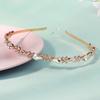 TS-J3407 Rhinestone Hair Band Alloy Claw Chain Embedded Crystal Thin Headband For Women
