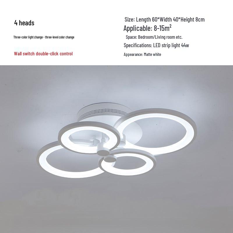 

Потолочные светильники в виде олимпийских колец для дома и отеля Stepless dimming 110V + app + remote