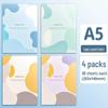 Soft Leather Student Notebook - A5/B5 Lined, Thick Cartoon Diary