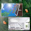 60/500W LED Solar Ceiling Light IP66 Waterproof Indoor Home Top Ceiling House Outdoor Garden Pandent Light Living Room Lighting