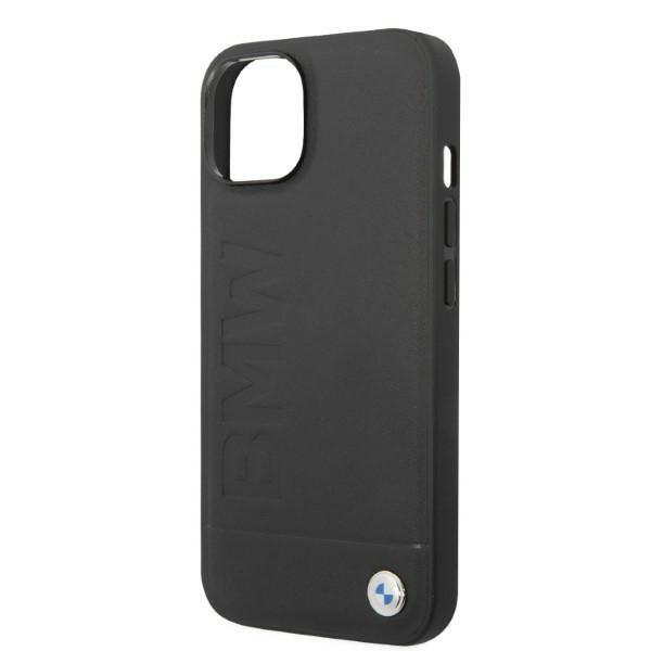 Bmw Case Bmhmp14Ssllbk Iphone 14 / 15 / 13 6.1 Black/Black Hardcase Signature Logo Imprint Magsafe
