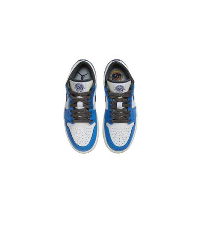 Nike Air 1 Low Unisex Basketball Shoes Blue White Women's FV8439-104