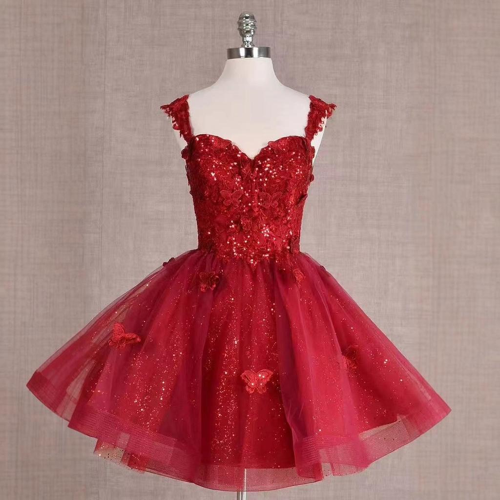 Suspender Formal Banquet Evening Dress New Row Flower Engagement Dinner Formal Banquet Evening Dress Dress Women