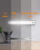 [Pack of 2] 24cm LED Sensor Light, 3 Color Adjustable, Motion Sensor Light for Indoor Use, 1500mAH Type C Rechargeable, Ultra-Thin Design, Bar Light,