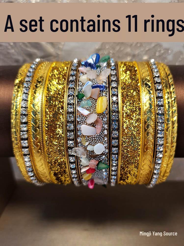 Exotic Indian Belly Dance Bangle Bracelet - Jewelry for Performers