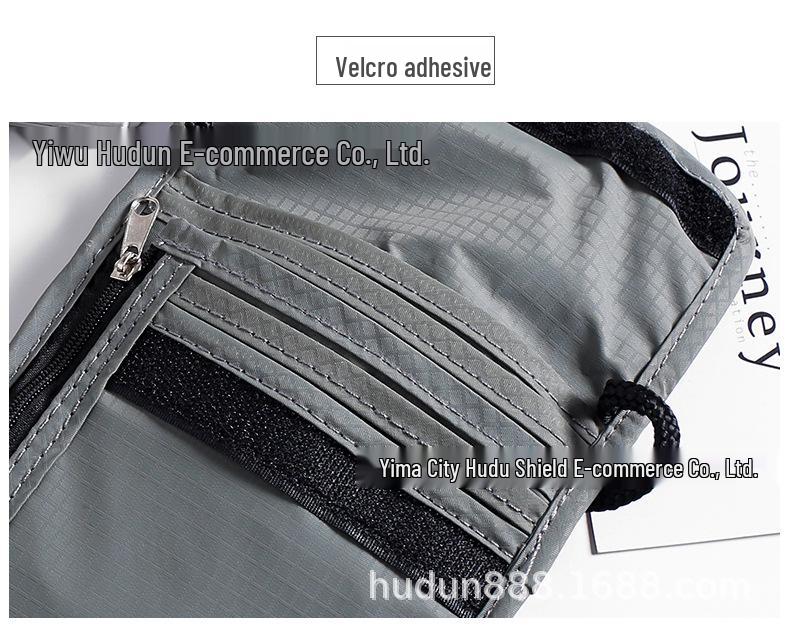 Unisex Waterproof Passport Holder & Travel Organizer with Neck Strap, Phone Pocket & Document Case