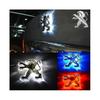 1 peça Luz de Logo de Cauda de Carro LED 2D Emblema Distintivo Luz de Fundo Para Peugeot 206 207 307 308 406 408 508 G-Good