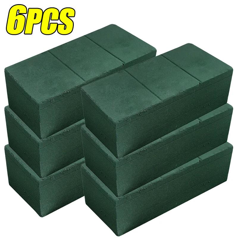 10/1x Green Floral Foam Block For Flower Arrangements Dry Wet Absorbent Sponge Flower Muds DIY Wedding Party Decoration Supplies