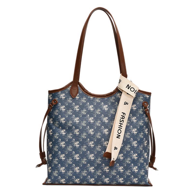 High value bag female versatile 2025 commuter large capacity Internet celebrity tote bag new fashion senior shoulder bag