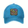 Mardi Gras Fleur De Lis Mask Baseball Cap Unisex Cotton Adjustable Casual Outdoor Headwear