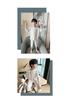 Youkesi Mädchen Klimatisierte Sommer-Pyjamasets, Alter 3-15, Größe 80-160cm, Set mit 3/4-Ärmel und Hose