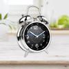 Round 4" Alarm Clock Retro Double Mechanical Timer Desktop Alarm Clock for Creative Simple Design Table Timing Digital D57B