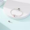 Original Copper Charms Luxury Cute Pink Mouse Beads Fit Bracelet Diy Women Making Delicate Gift Jewelry