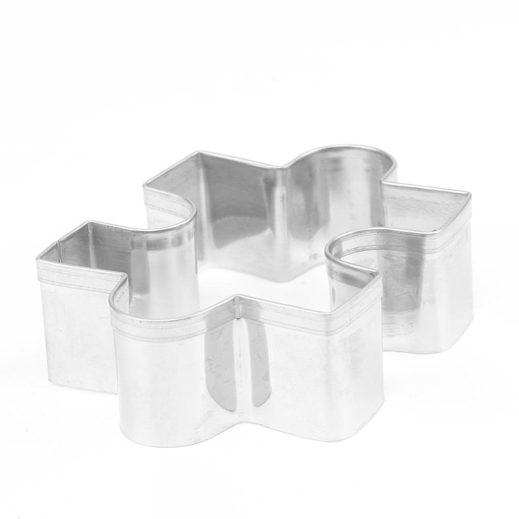 Keksausstecher in Puzzleform, Sandwich-Ausstecher aus Edelstahl für Kinder und Erwachsene