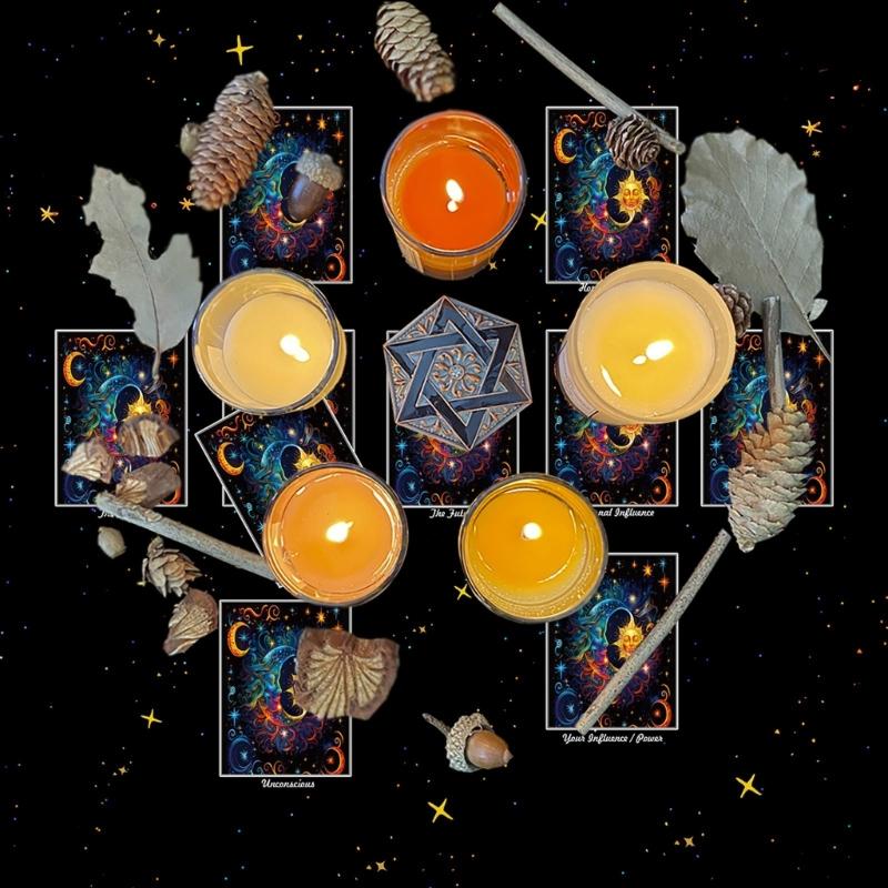 Скатертина для читання карт Астрологія Скатертина для Таро Ворожіння Скатертина для вівтарів Тканина для вівтарів Аксесуари для настільної гри для ворожінь