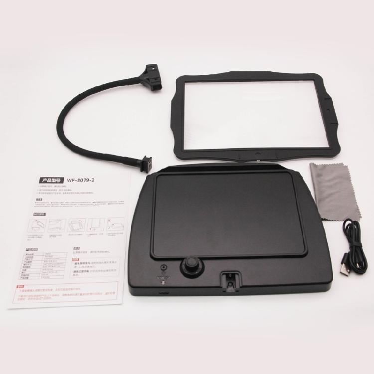 Multipurpose Magnifying Tool with 48 LED light  USB Chargeable Flexible Screen Magnifier for Reading & Detailed Work