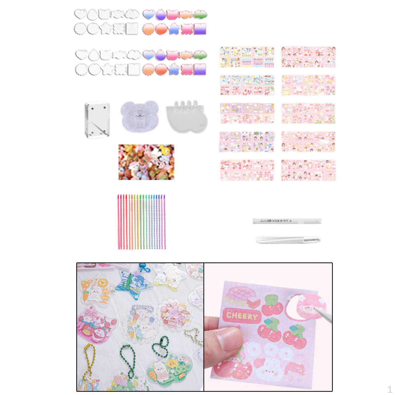 

DIY Craft Kit with Acrylic Disc Pendant Tea Party 267pcs