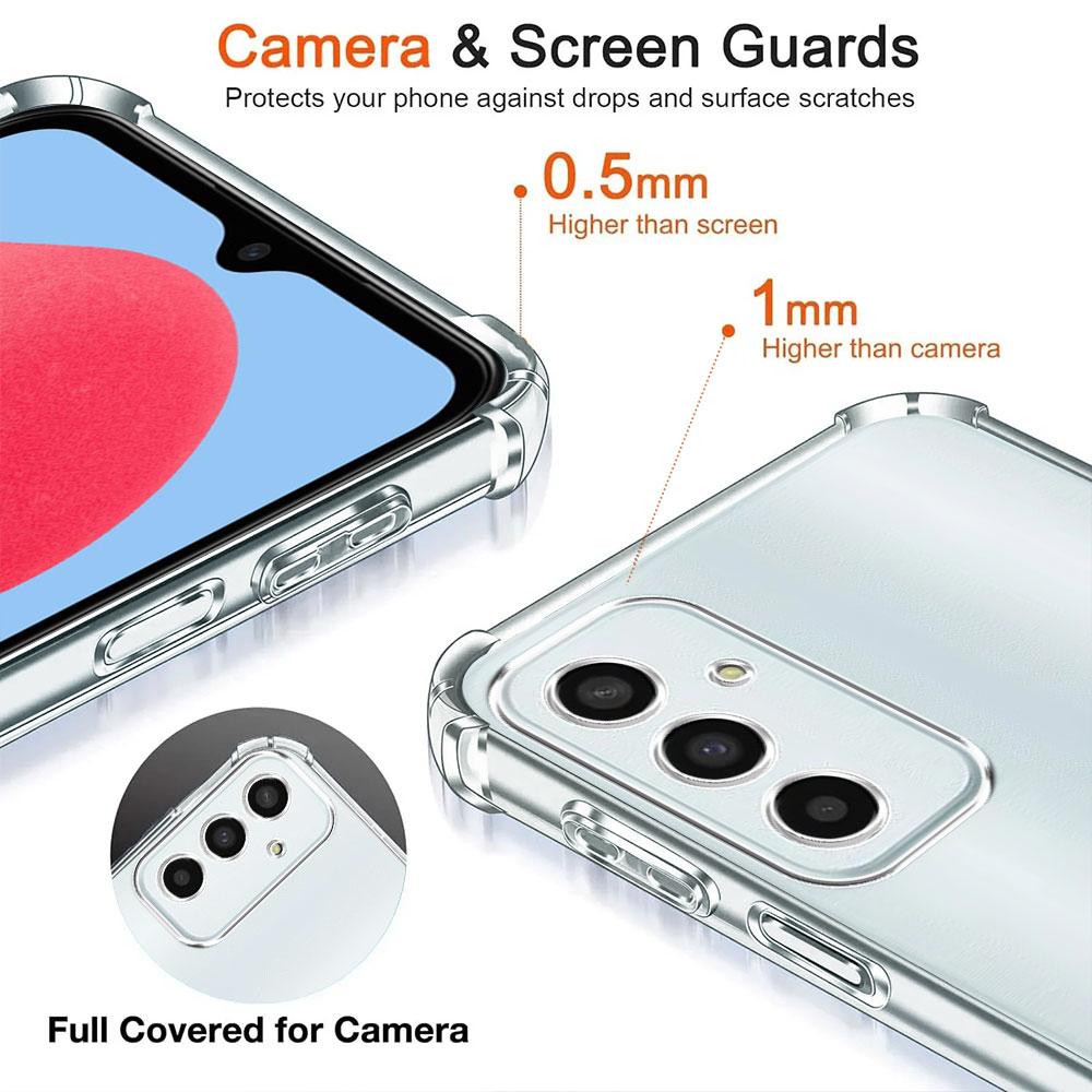 Phone Case For Samsung Galaxy Buddy 2 Jump 2 3 Case Clear Soft Silicone Shockproof Bumper For Samsung Quantum 3 Jump2 Back Cover