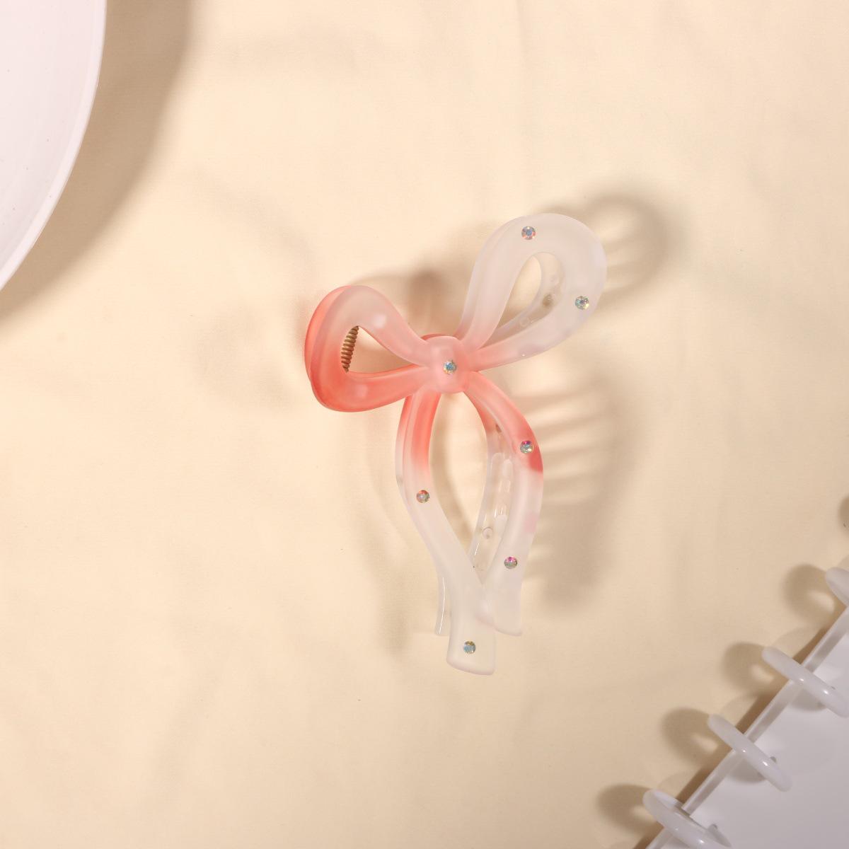 

Французская минималистичная матовая градиентная заколка для волос в виде акулы - Желейный цвет, аксессуар для волос для женщин